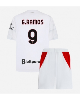 AC Milan Goncalo Ramos #9 Maglia Gara Trasferta Repliche 2026-27 Bambino Maniche Corte